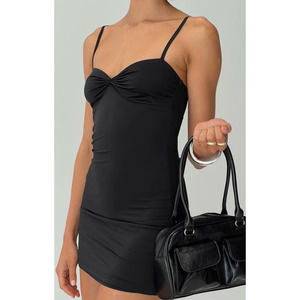 Princess Polly Dovetti Mini Dress Black size 2